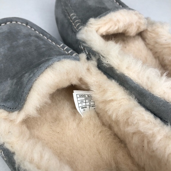 ❎SOLD UGG Ansley Loafer Slipper Moccasin Gray Sz 7 - Picture 6 of 8